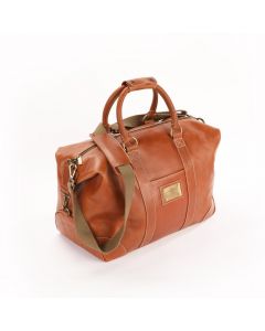 Fuente The OpusX Society Italian Leather Duffle Bag - Camel