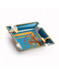 Fuente The OpusX Society Elie Bleu Azul Ashtray
